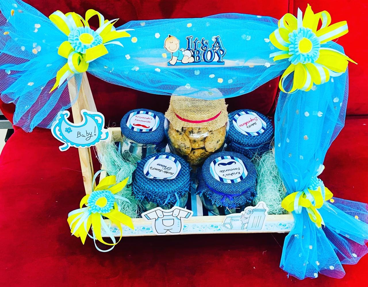 Teal Blue Hamper Box | Happy birthday gifts, Birthday return gifts,  Children's day gift